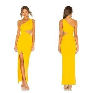 🆕 🔥 REVOLVE Marissa Dress in Canary Yellow NBD X NAVEN SIZE XS